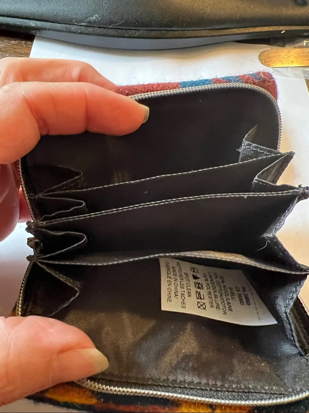 Pendleton wallet and eyeglass case